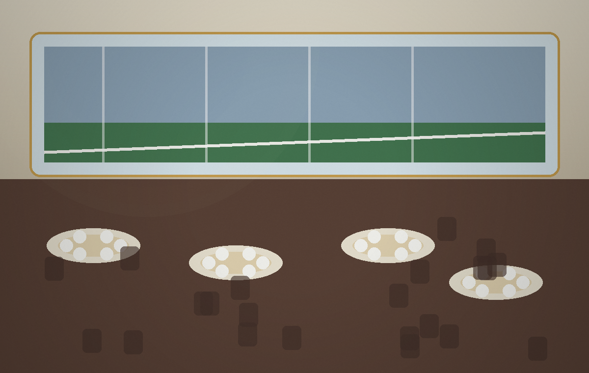 Collinsville Club dining illustration